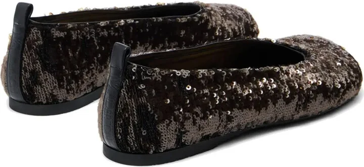 Sequinned Ballerina Flats - Image 3