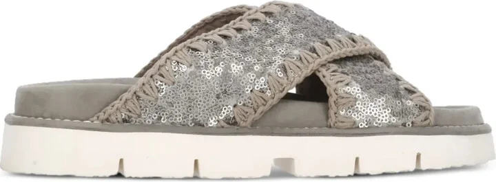 Sequinned Sandals