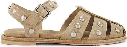 Stucco Suede With Studs