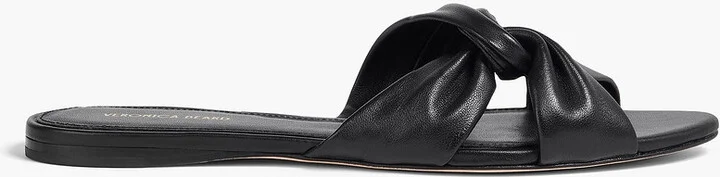 Seraphina twisted leather sandals