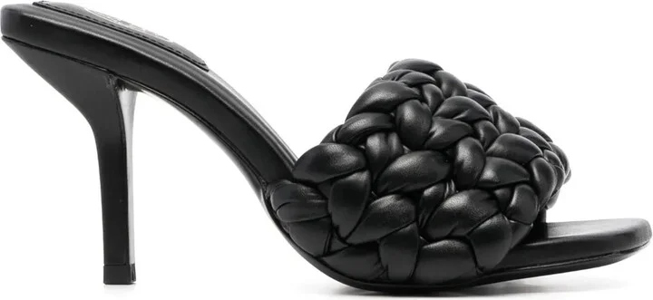 Serena 100mm braided-strap sandals