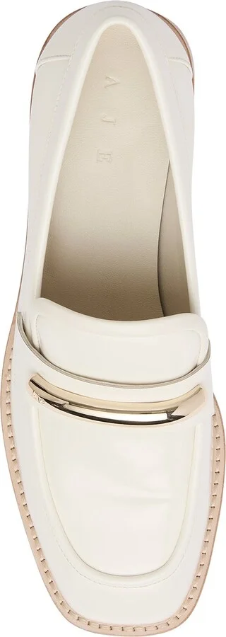 Serena Crescent Loafer In Colour Ivory Size 38 - Image 4