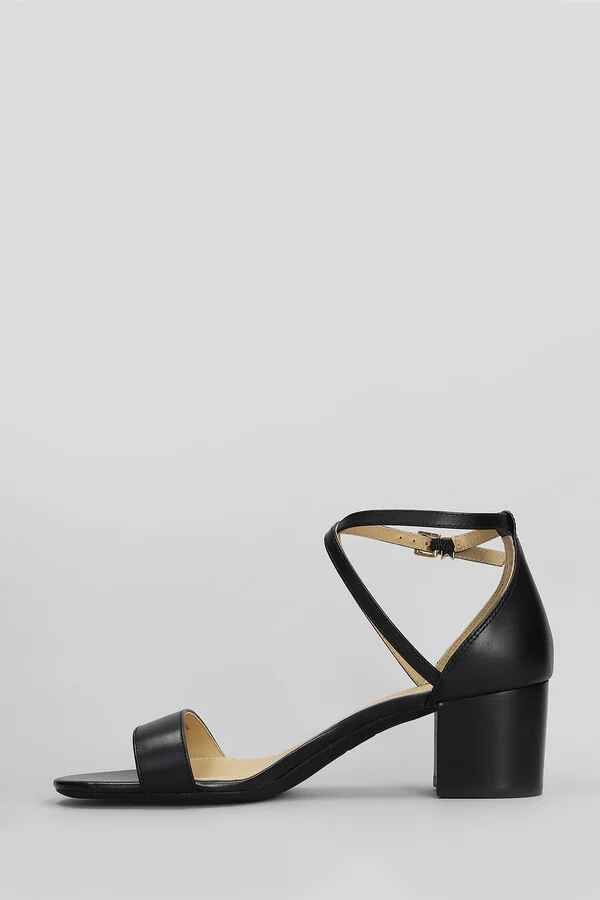 Serena Flex Sandal Sandals In Black Leather - Image 3