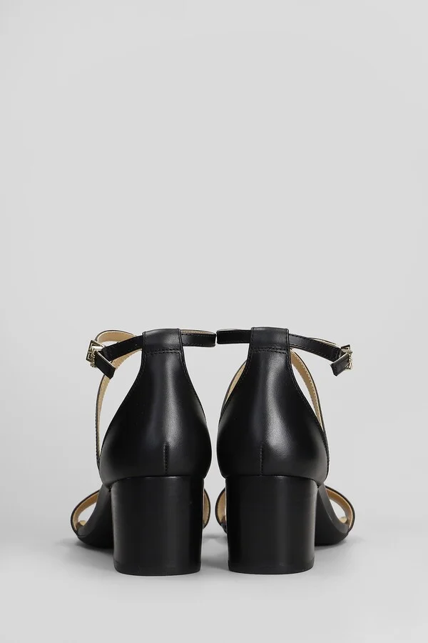 Serena Flex Sandal Sandals In Black Leather - Image 4
