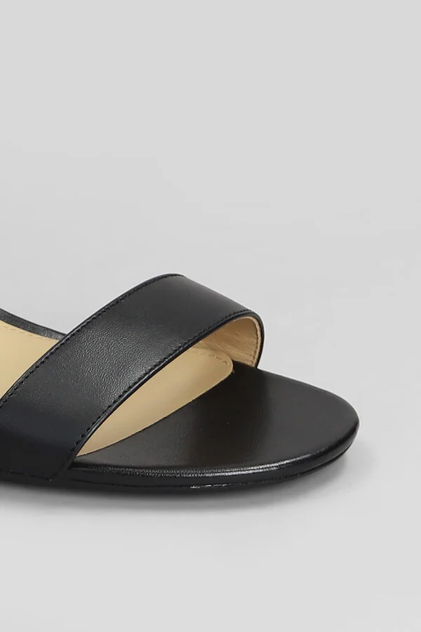 Serena Flex Sandal Sandals In Black Leather - Image 5