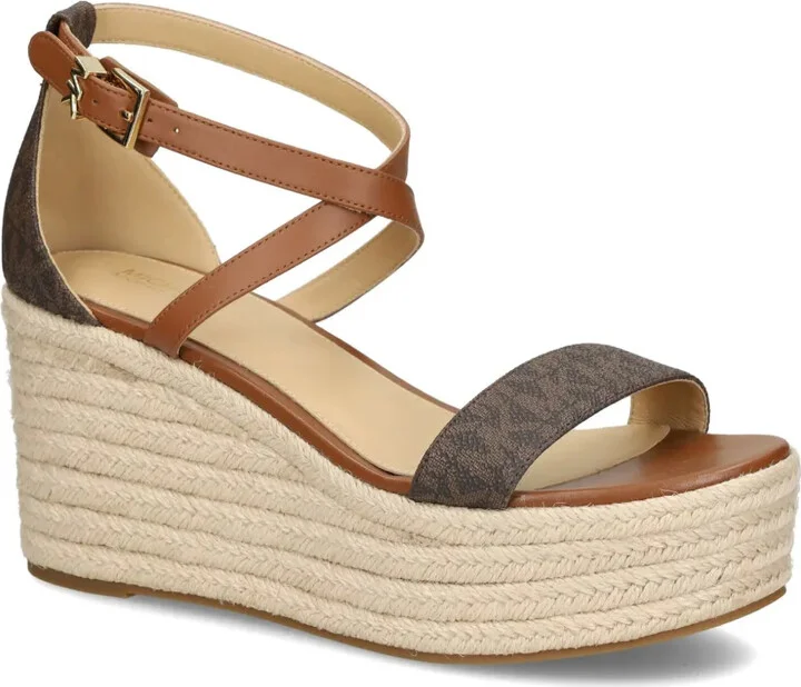 Serena monogram wedge sandals - Image 2
