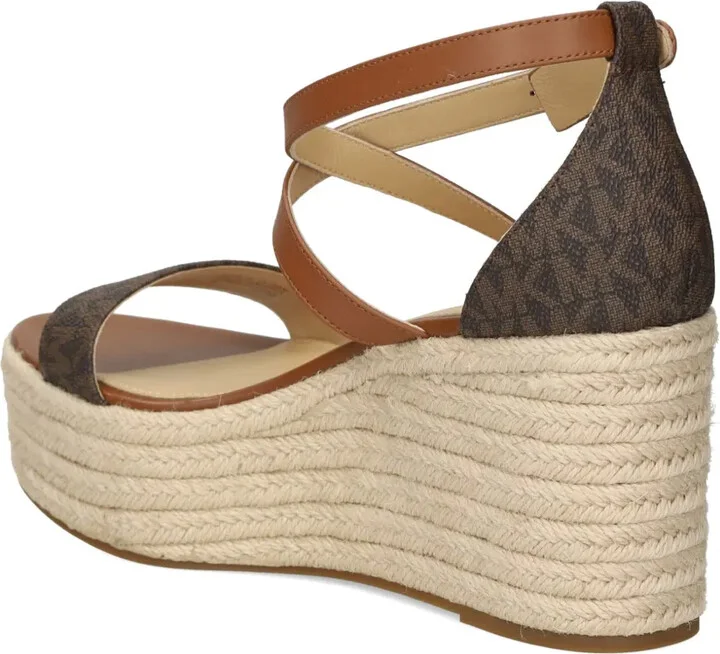 Serena monogram wedge sandals - Image 3