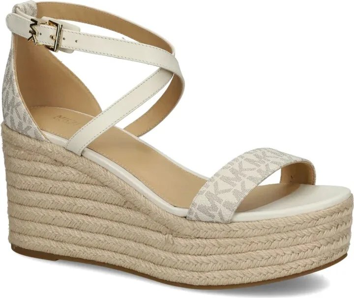 Serena monogram wedge sandals - Image 2