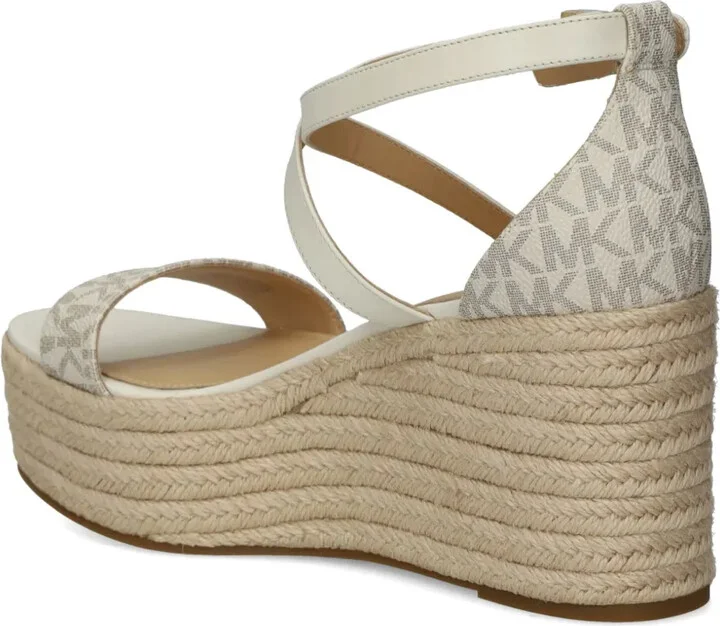Serena monogram wedge sandals - Image 3
