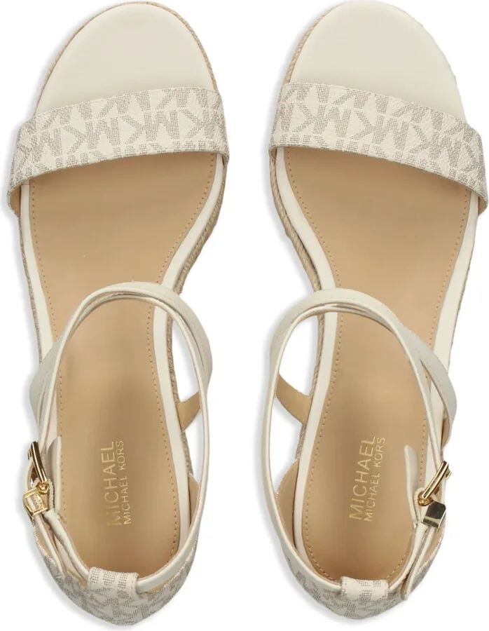 Serena monogram wedge sandals - Image 4