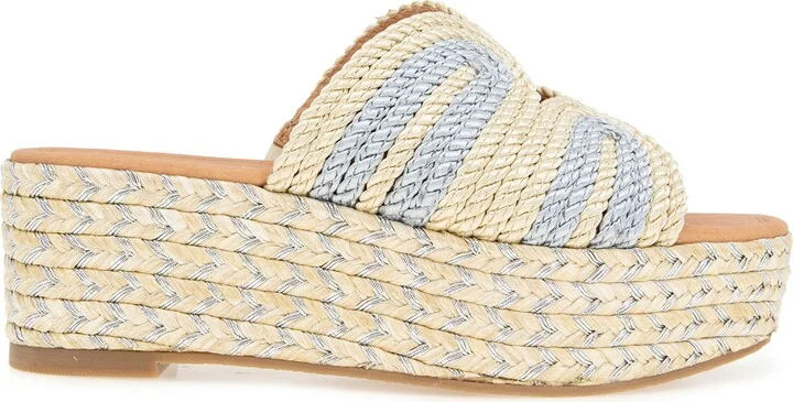 Serene Espadrille Platform Wedge Slide Sandal - Image 3