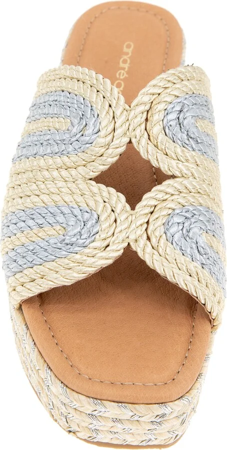 Serene Espadrille Platform Wedge Slide Sandal - Image 4