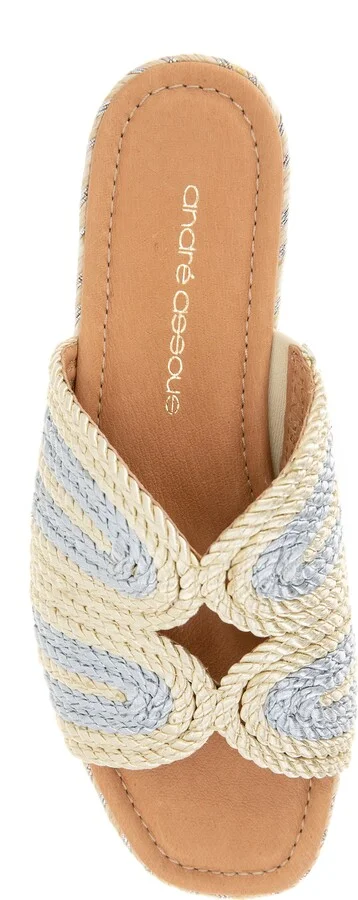Serene Espadrille Platform Wedge Slide Sandal - Image 5