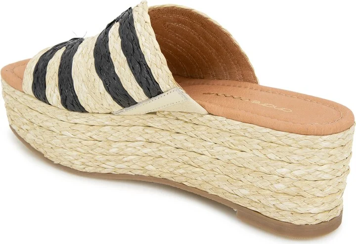 Serene Espadrille Platform Wedge Slide Sandal - Image 10