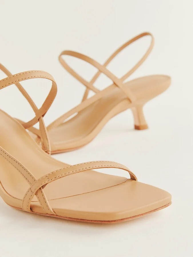 Serenity Bare Kitten Heel Sandal - Image 11