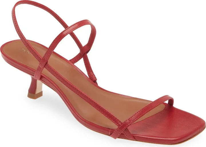 Serenity Bare Kitten Heel Sandal