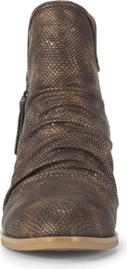 Serentiy Snakeskin Scrunch Block Heel Bootie - Image 2