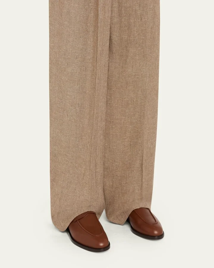 Sergio Leather Penny Loafers - Image 6