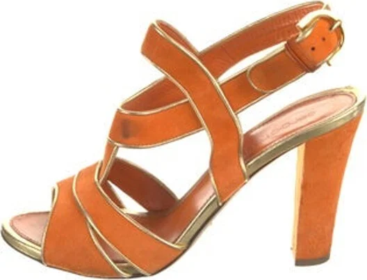 Metallic, Orange, Pattern Prints