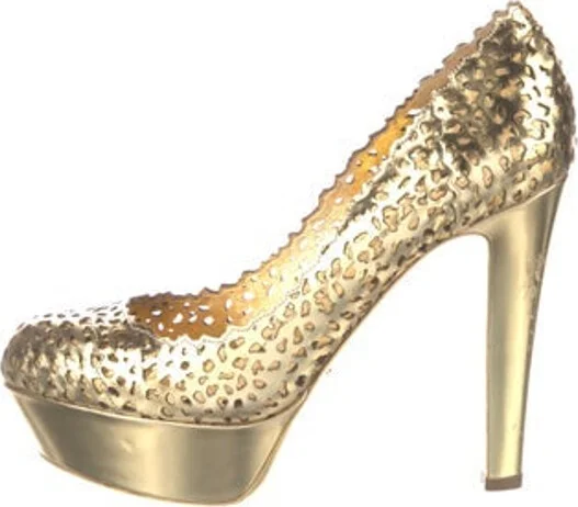Animal Print, Gold, Metallic