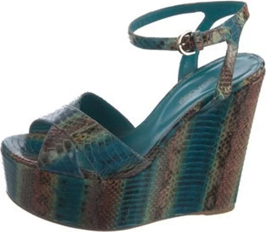 Animal Print, Blue, Green