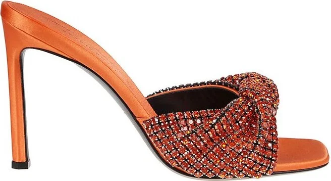 Sergio Rossi Embellished Slip-On Mules