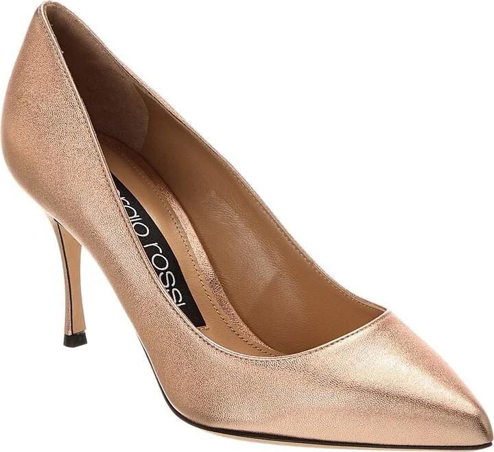 Sergio Rossi Godiva 75 Leather Pump