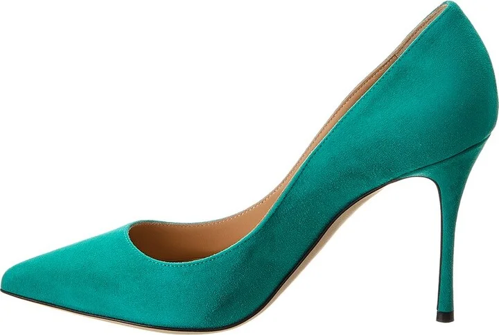Sergio Rossi Godiva 90 Suede Pump - Image 2