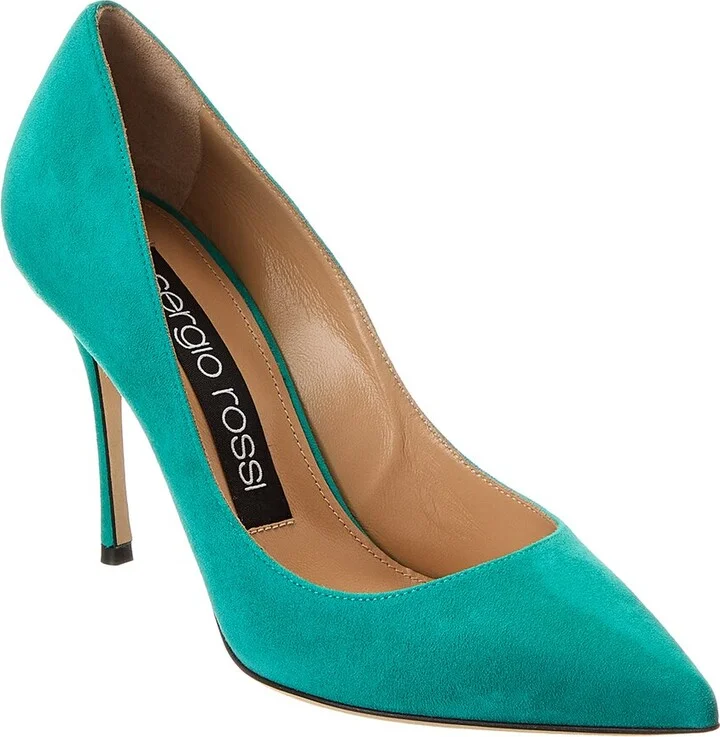 Sergio Rossi Godiva 90 Suede Pump