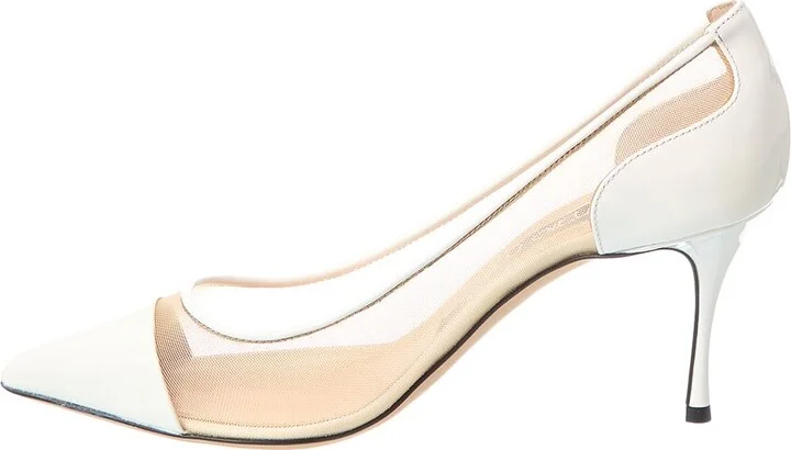 Sergio Rossi Godiva Mesh & Patent Pump - Image 2