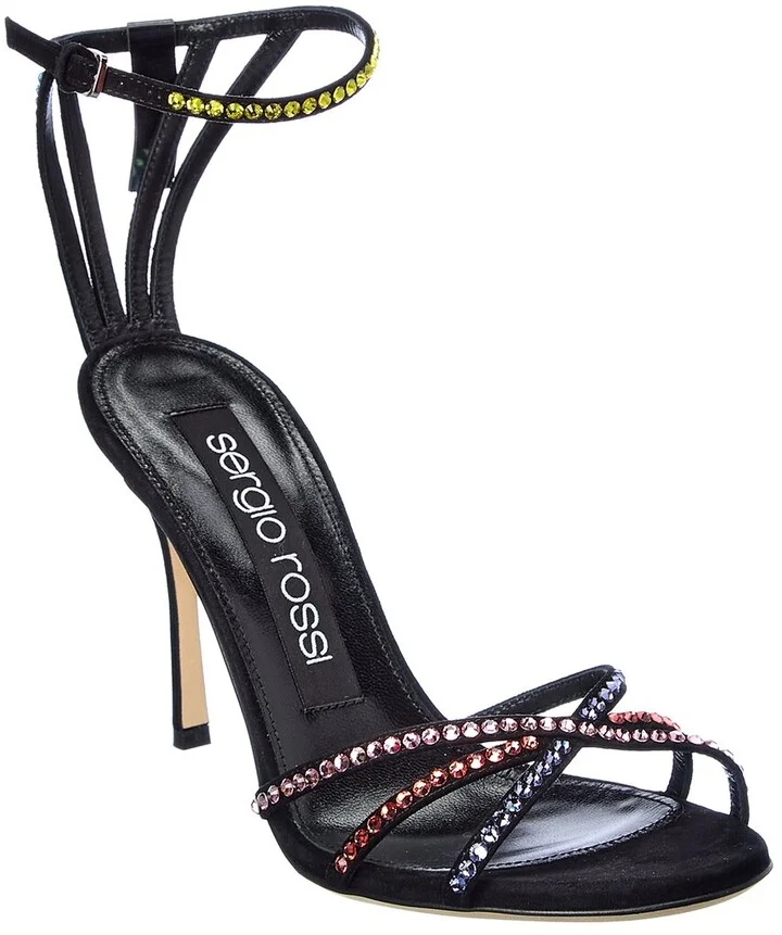 Sergio Rossi Godiva Suede Sandal