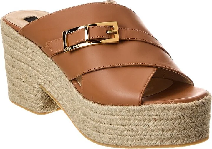 Sergio Rossi Leather Sandal