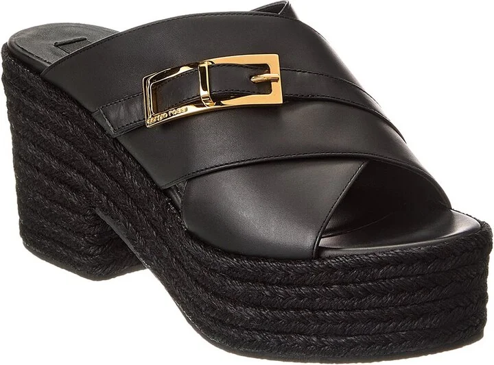 Sergio Rossi Leather Sandal