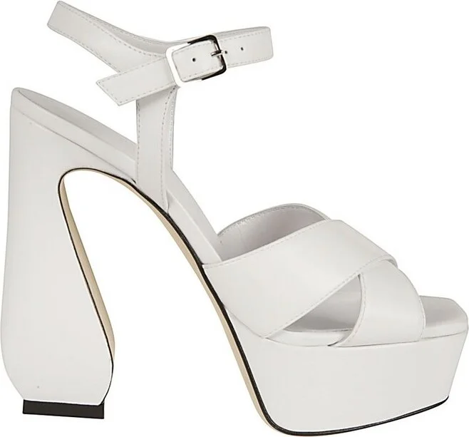 Sergio Rossi Open-Toe Buckle-Fastened Sandals