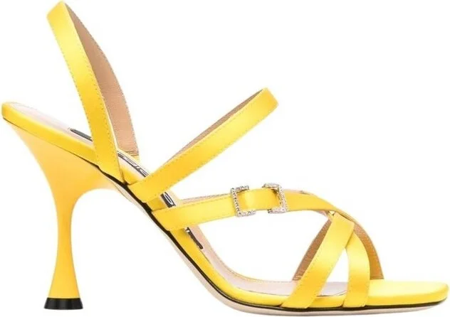 Sergio Rossi Open-Toe Slingback Sandals