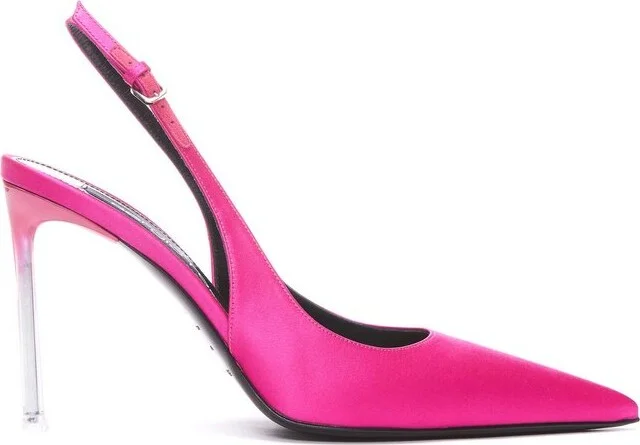 Sergio Rossi Pointed Toe Slingback Pumps