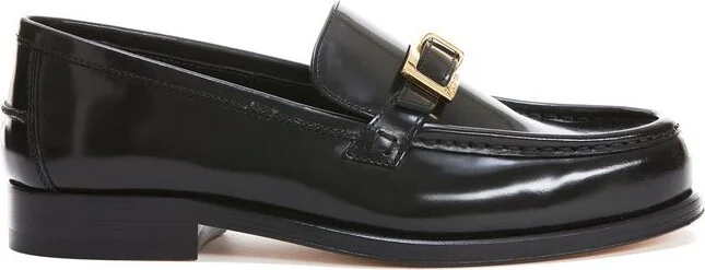 Sergio Rossi Round-Toe Slip-On Loafers