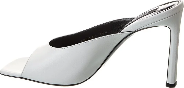 Sergio Rossi Sabot 95 Leather Sandal - Image 2