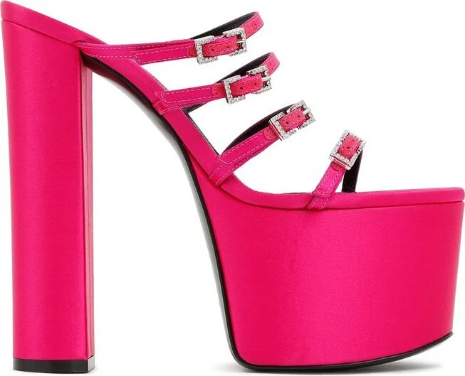 Sergio Rossi Sabot Platform Sandals