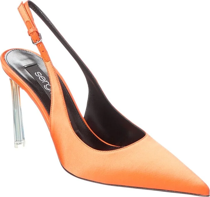 Sergio Rossi Satin Slingback Pump