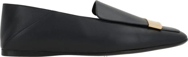 Sergio Rossi Square Toe Slip-On Loafers