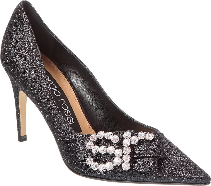 Sergio Rossi Sr Glitter Pump
