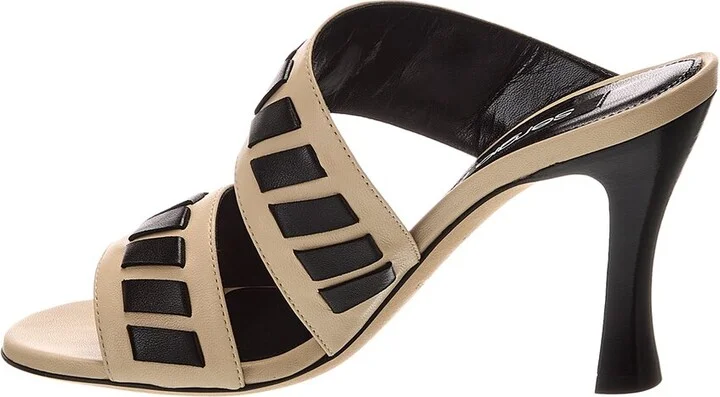 Sergio Rossi Sr Tideup Leather Sandal - Image 2