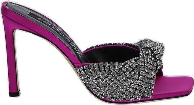 Sergio Rossi SR Tyra Embellished Heeled Sandals