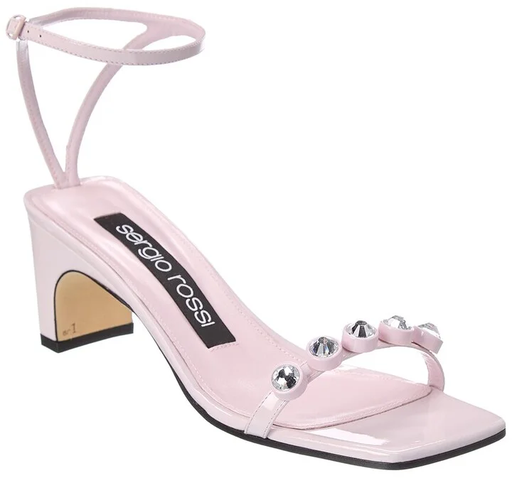 Sergio Rossi Sr1 Patent Sandal