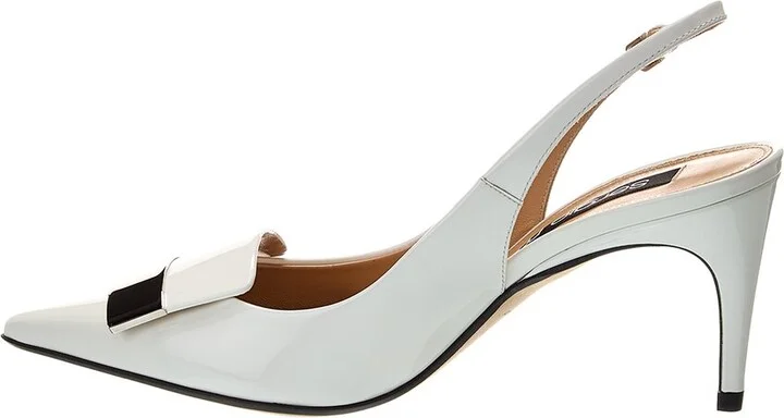 Sergio Rossi Sr1 Patent Slingback Pump - Image 2
