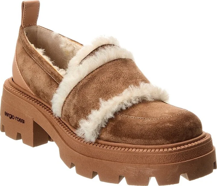 Sergio Rossi Suede Loafer