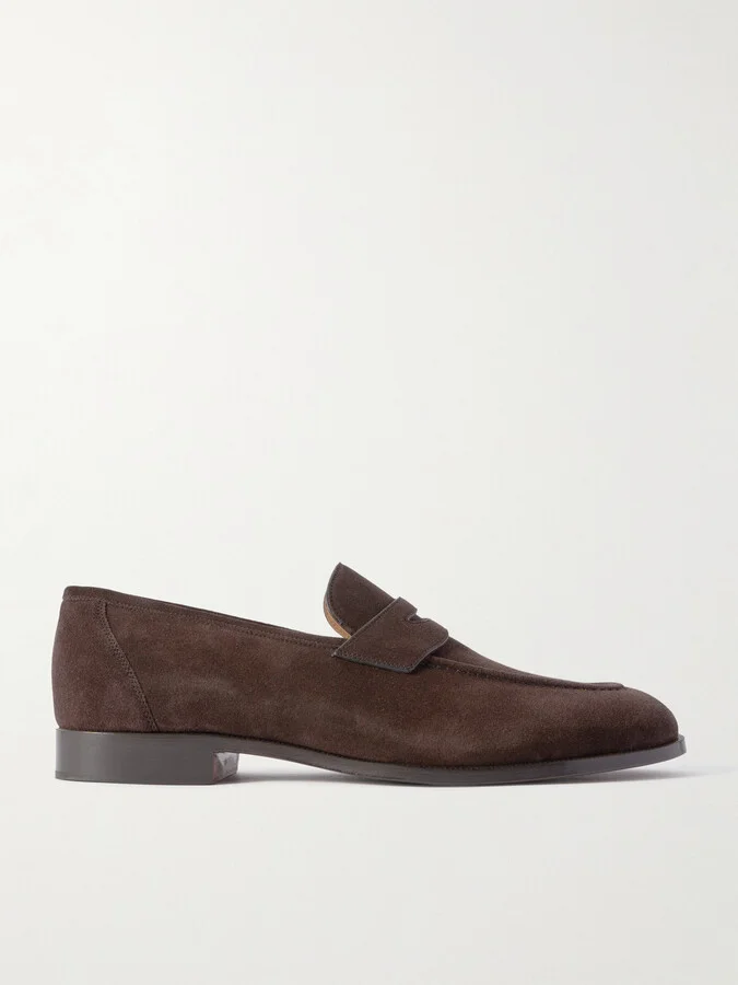 Sergio Walk Suede Penny Loafers