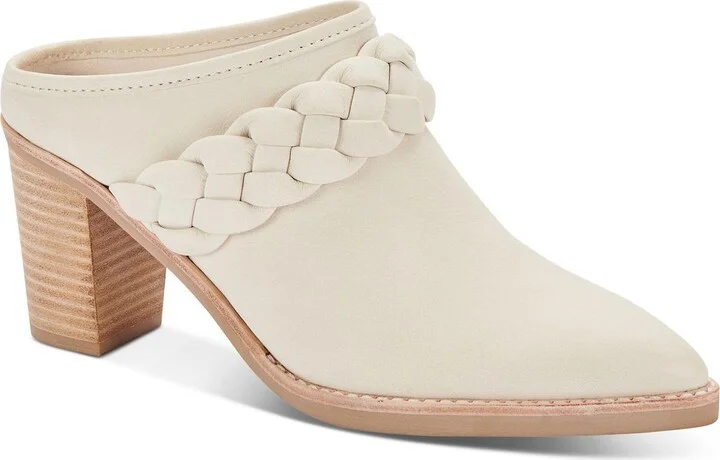 Serla Womens Suede Pointed Toe Mules