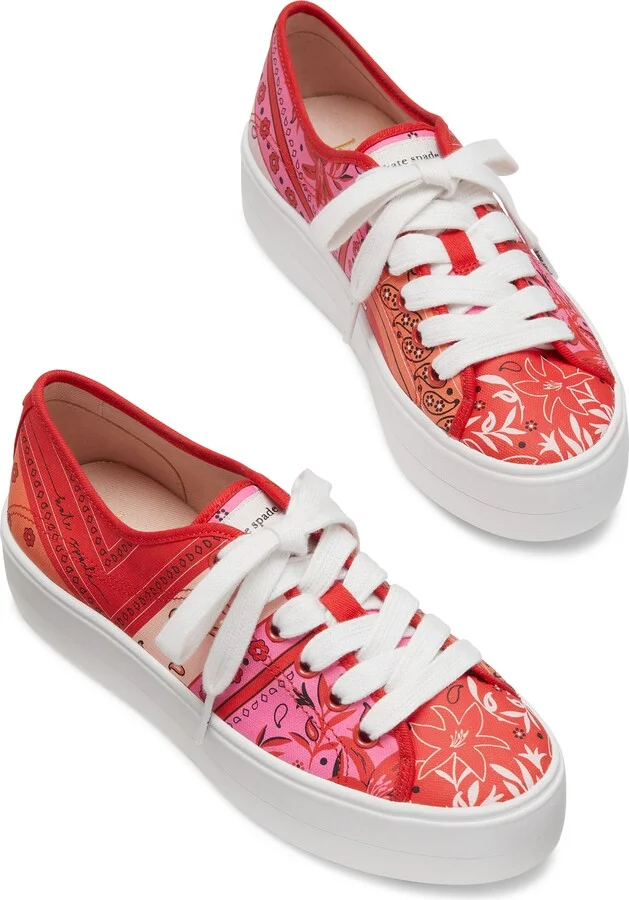 Serve Bandana Patchwork Platform Sneaker - Image 5